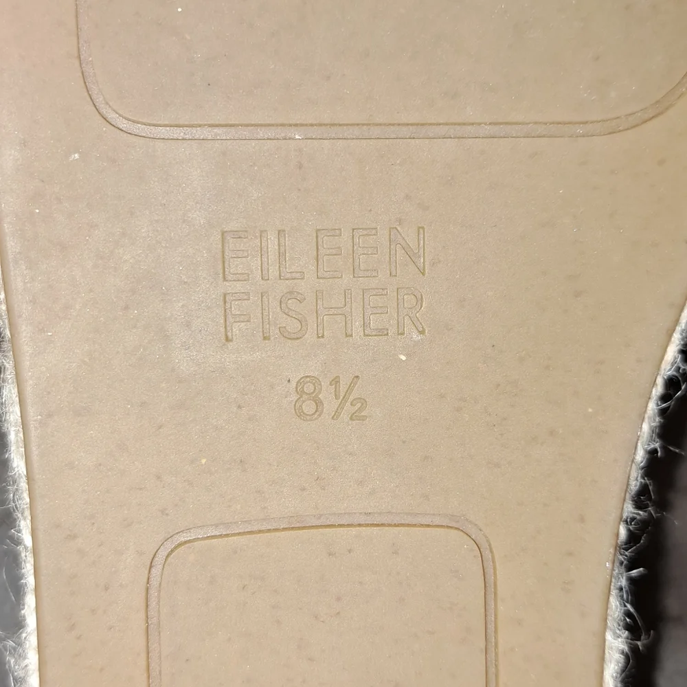 Eileen Fisher Lee 2 Slip On Espadrille  Rusty Red Jute Shoes Summer Fun City 8.5